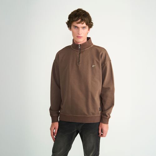 Poleron Ellus Hombre Mid Zipper Placa E