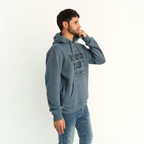 Poleron Ellus Hombre Fleece Print Roudside Tour'72