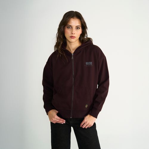 Poleron Ellus Mujer Young Lovers Capucha Loose Fit