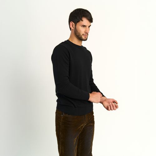 Sweater Ellus Hombre Cuello Regular Basico Negro
