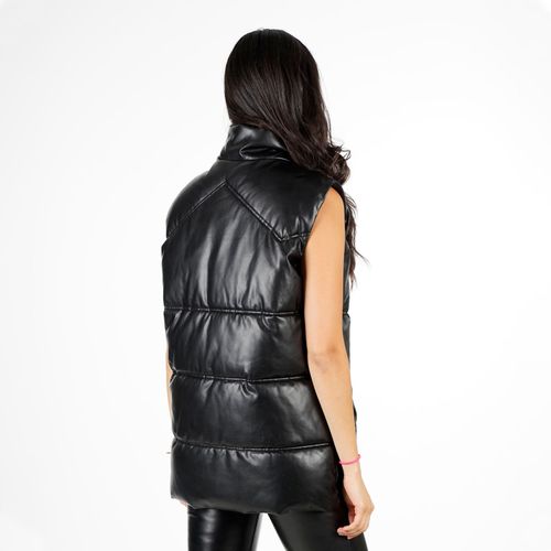 Parka Sin Mangas Pu Long Look