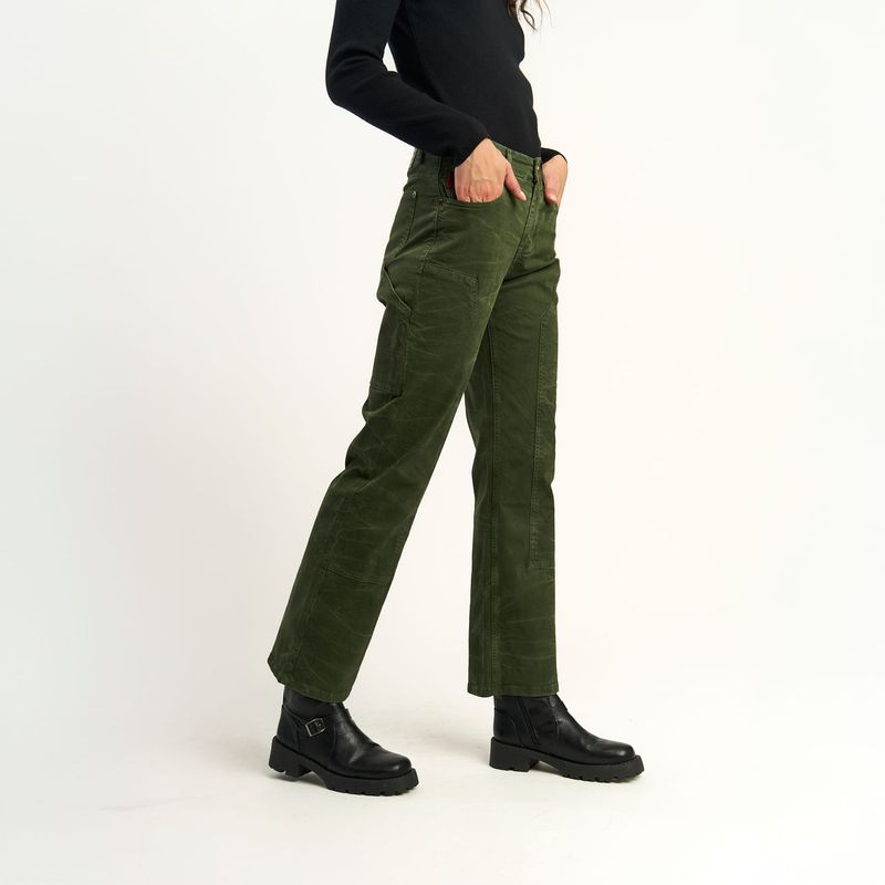 Pantalon Ellus Mujer Recta Carpintero Verde-1772551020978