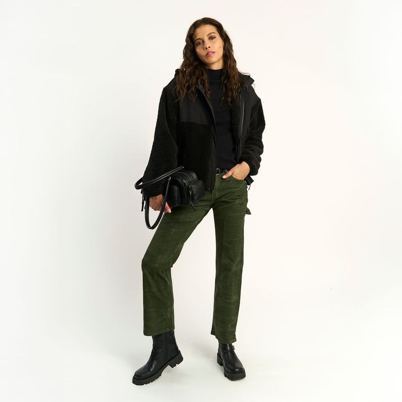 Pantalon Ellus Mujer Recta Carpintero Verde-1772551158443