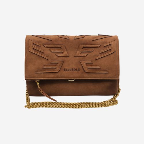 Ellus Milano Chain Clutch Canela