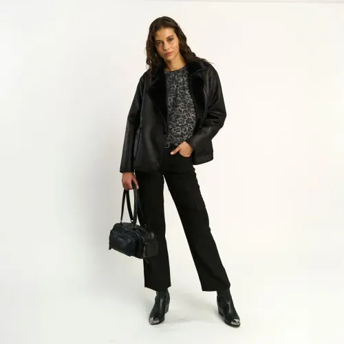 Ellus Manhattan Satchel Bag Negro