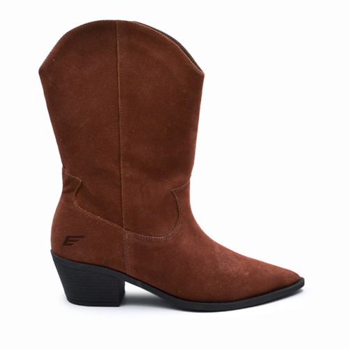 Ellus Milano Block Heel Boot Expresso 36