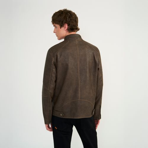 Chaqueta Hombre Pu Rider Moto