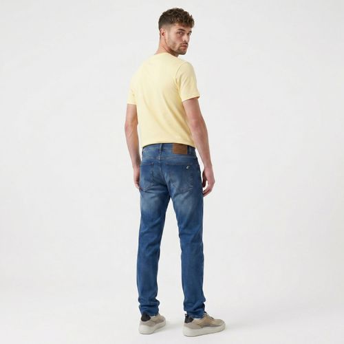 Jeans Hombre Relaxed Med Blue
