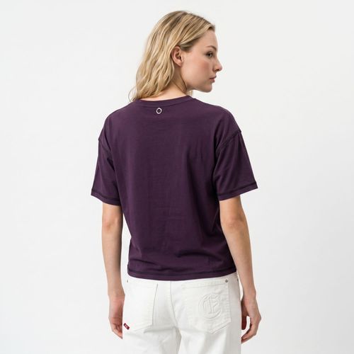 Polera Mujer Viscosa V neck Ellus