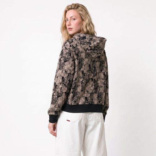 Poleron Mujer Jacquard Knit Full Zipper