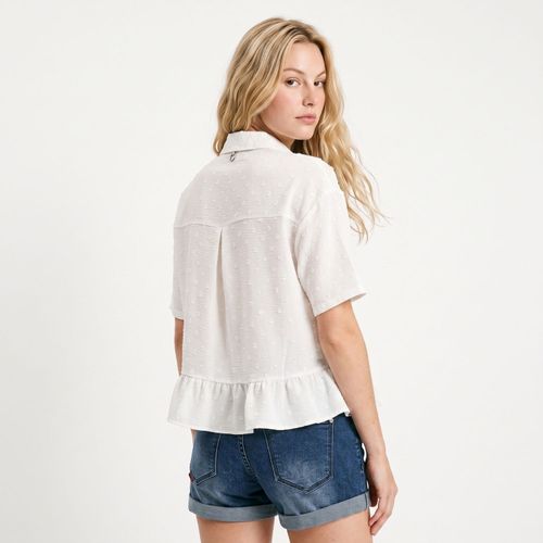 Blusa Mujer MC Boho Dobby Frufru