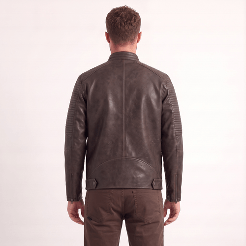 Chaqueta Hombre Pu Rider Moto