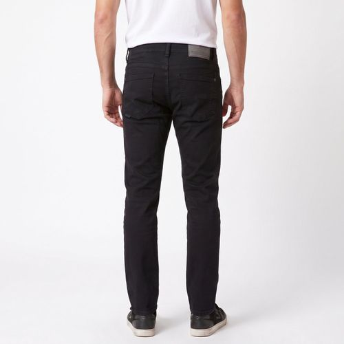 Pantalón Hombre Slim Tiro Medio con Lycra