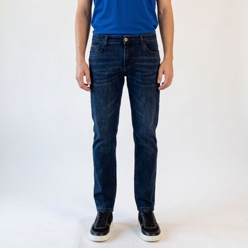 Jeans Hombre Slim Tiro Medio VIP