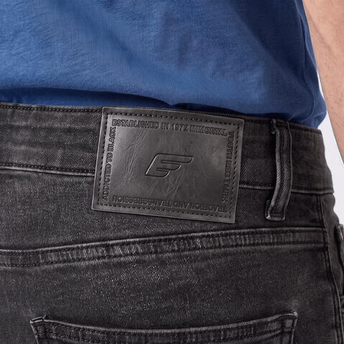 Jeans Hombre Skinny Tiro Medio Black
