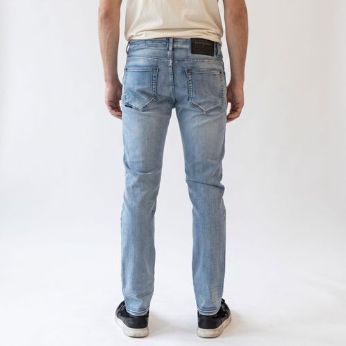 Jeans Hombre New Slim Tiro Medio Vintage