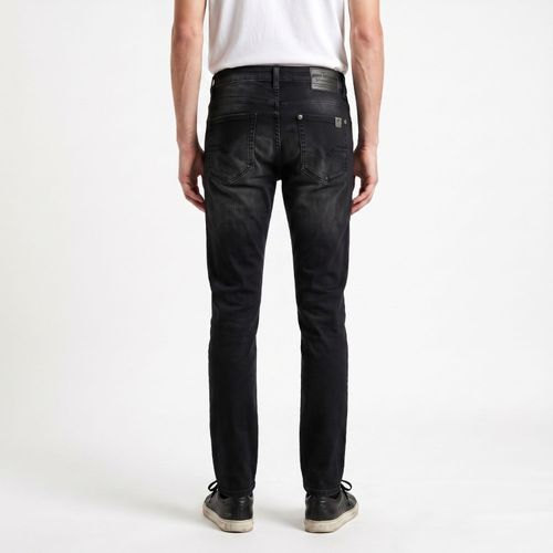 Jeans Hombre Slim Cropped Tiro Medio Storm Elastic