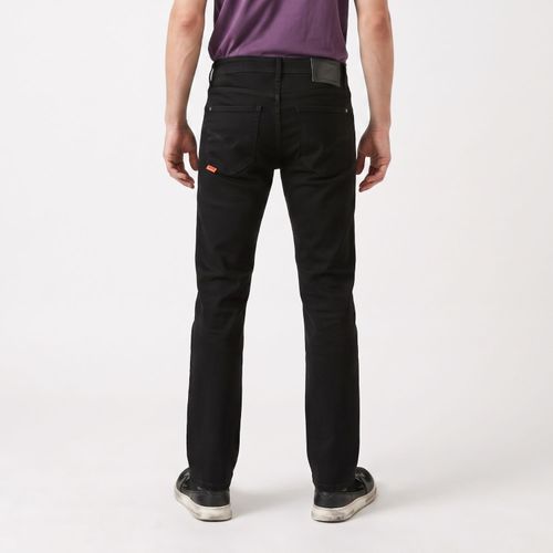 Jeans Hombre Straight Básico Tiro Alto