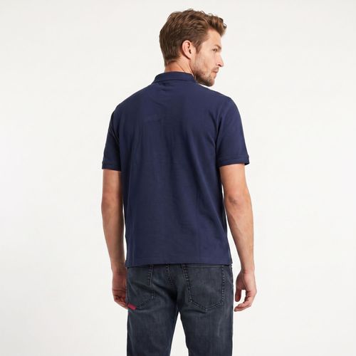 Polera Hombre MC Polo Pique Silicone Wash Mantequilla