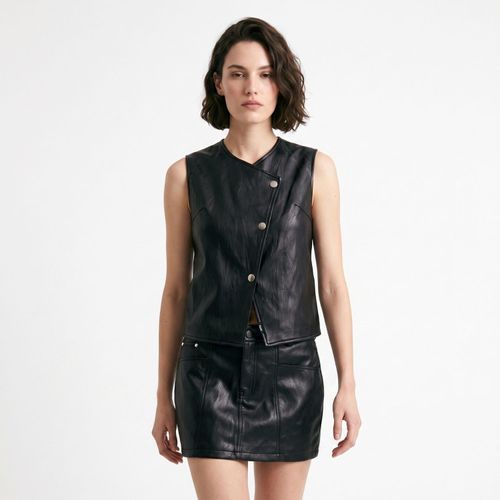 Vest Mujer Cruzado Eco Leather Mellow Project