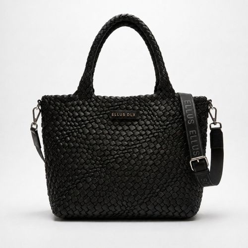 Cartera Mujer Textura con Estuche Negro