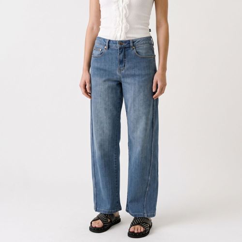 Jeans Mujer Balloon light Blue Alforza