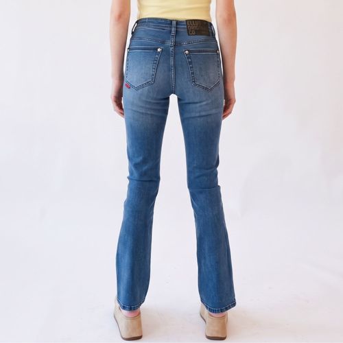 Jeans Mujer Jess Tiro Medio Skinny Flare