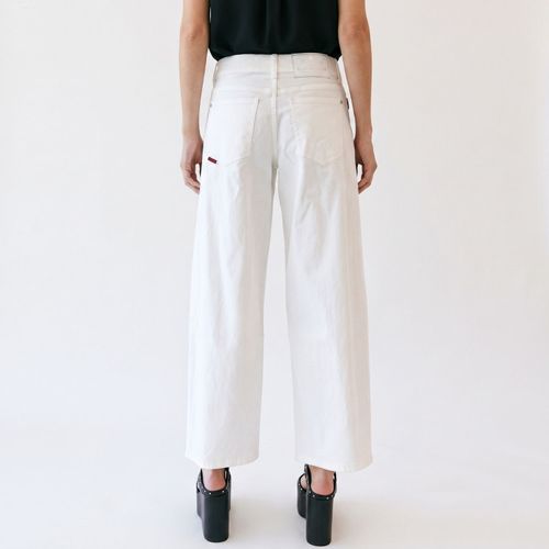 Pantalon Mujer Color Balloon Pretina 2 Botones