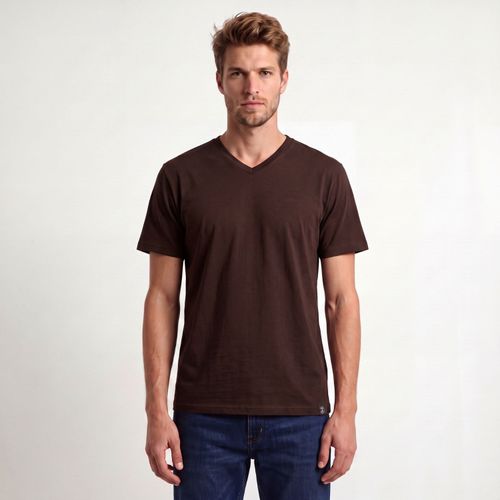 Polera Hombre MC Vneck Regular Fit