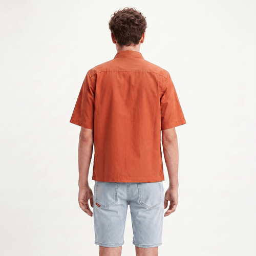Camisa MC Hombre Cotton Twill New Relax